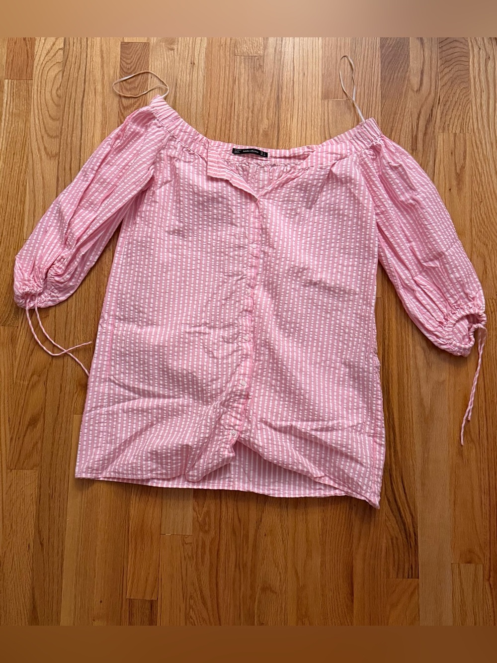 Women’s Pink Off-Shoulder babydoll dress